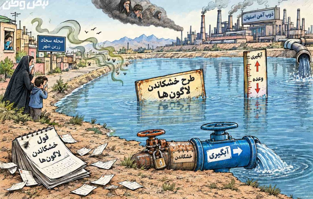 لاگون‌های ذوب‌آهن اصفهان؛ میراث ماندگارِ وعده‌های ناتمام