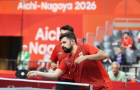 پیروزی برادران عالمیان برابر قزاقستان در مسابقات دوبل تنیس روی میز