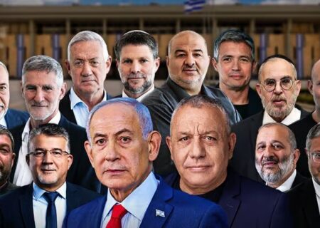 نظرسنجی‌های انتخاباتی اسرائیل از پیشتازی ائتلاف رقیب نتانیاهو خبر می دهند