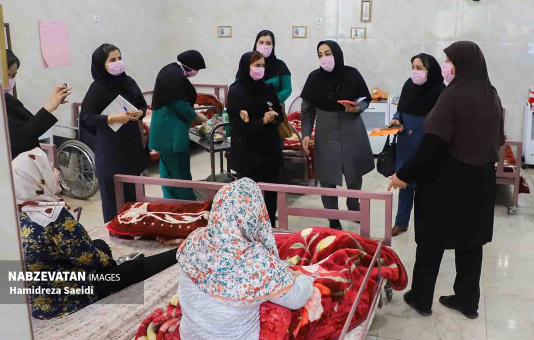 بازدید خبرنگاران شهرستان لنجان از مرکز توانبخشی شهید مدنی زرین‌شهر