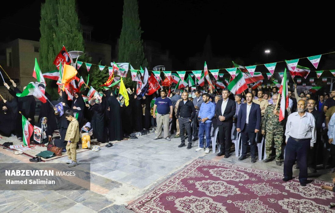 رزمایش بزرگ جان‌فدایان ایران در شهر سده لنجان