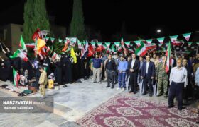 رزمایش بزرگ جانفدایان ایران در شهر سده لنجان