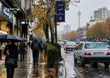 رگبار باران و رعد و برق در ۹ استان/ بارش برف در ارتفاعات برخی استان‌ها