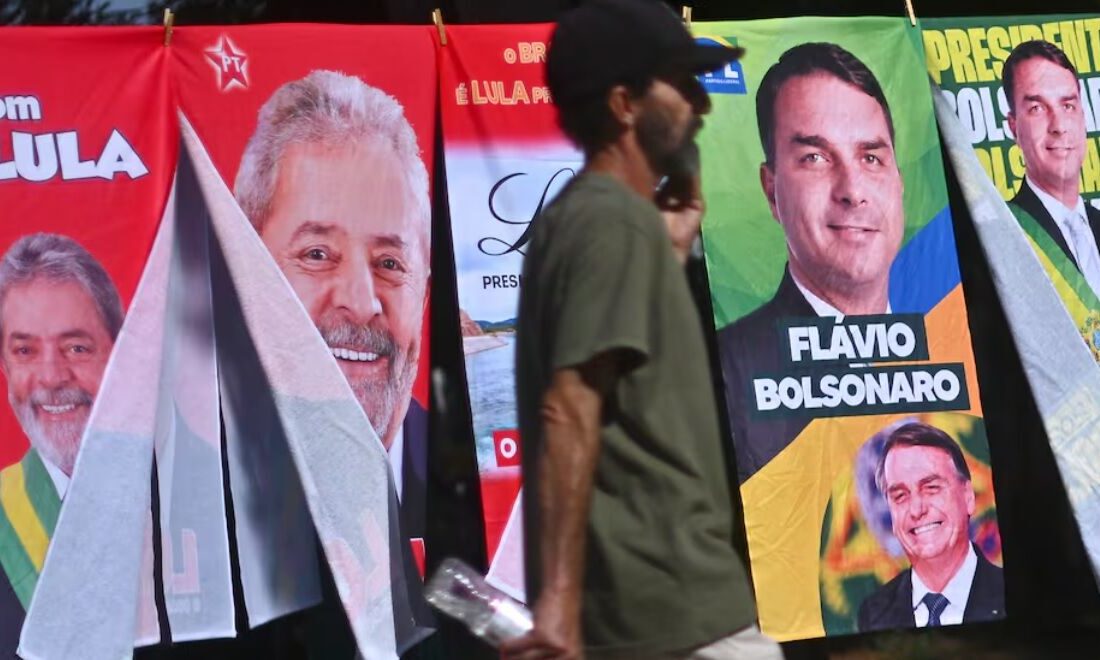 چند ساعت مانده به انتخابات ریاست جمهوری برزیل؛ لولا ۴۲ درصد، بولسونارو ۳۸ درصد