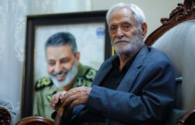 پدر شهید امیر سپهبد سیدعبدالرحیم موسوی به فرزند شهیدش پیوست