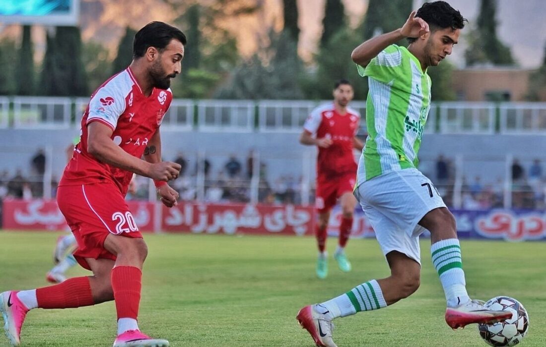 پرسپولیس با توقف مقابل خیبر به صدر جدول رفت