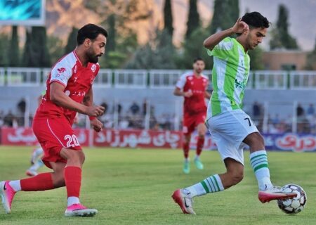 پرسپولیس با توقف مقابل خیبر به صدر جدول رفت